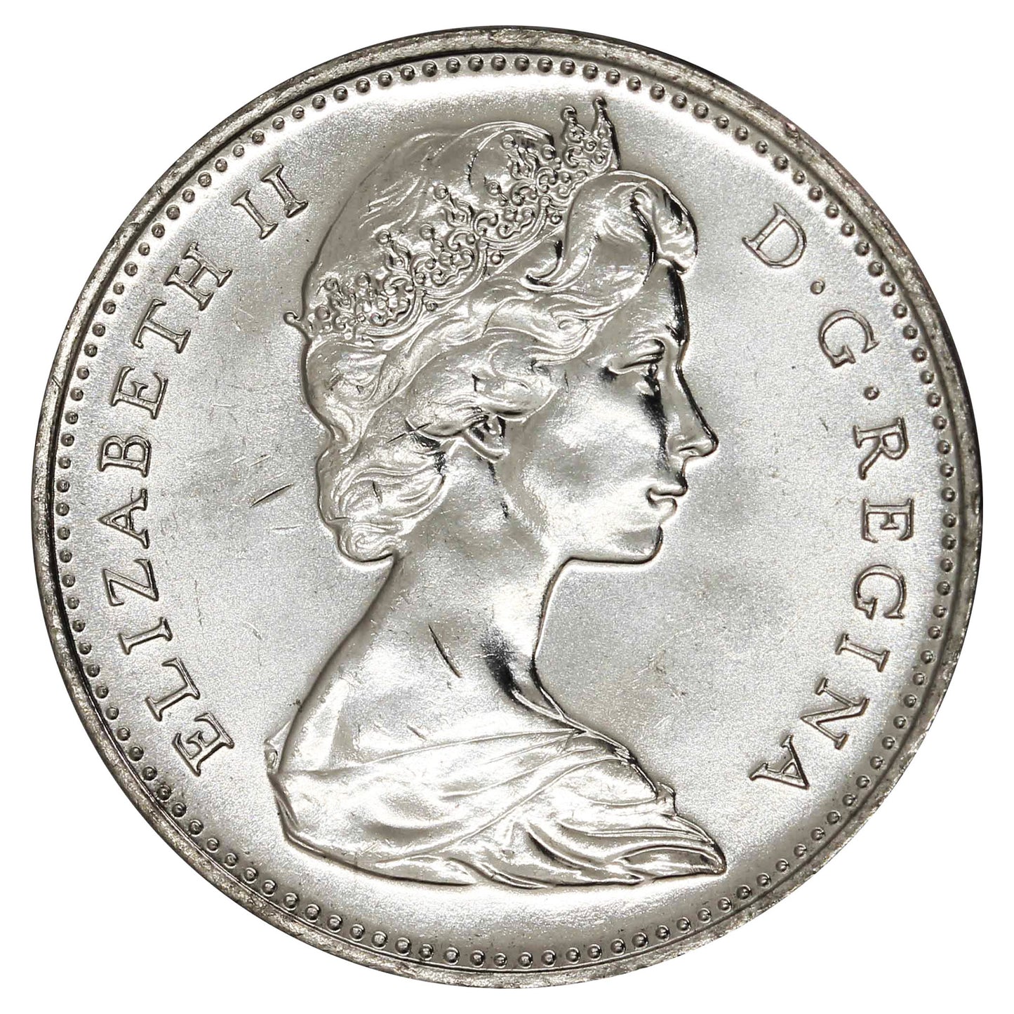 1968 Canada 5-cents Brilliant Uncirculated (MS63)
