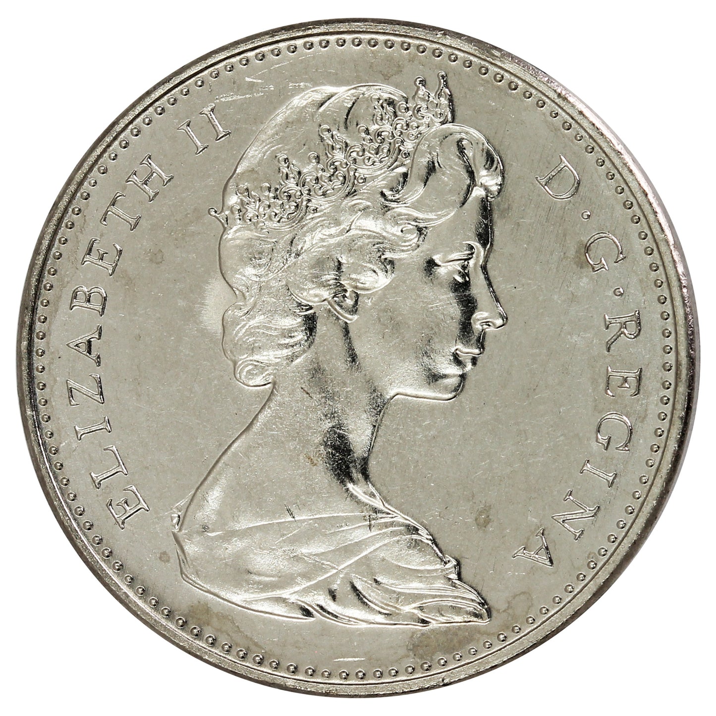 1977 Low 7 Canada 5-cents Brilliant Uncirculated (MS63)