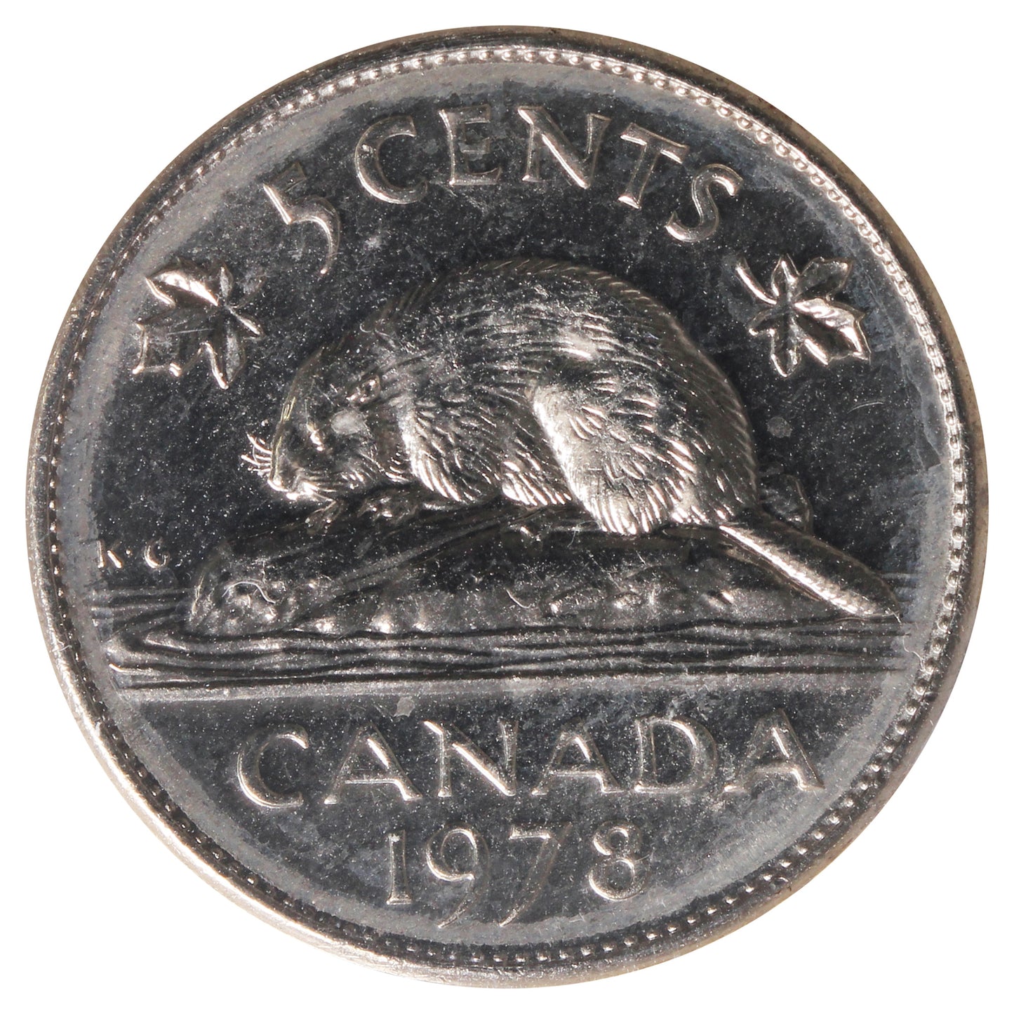 1978 Canada 5-cents ICCS Certified MS65
