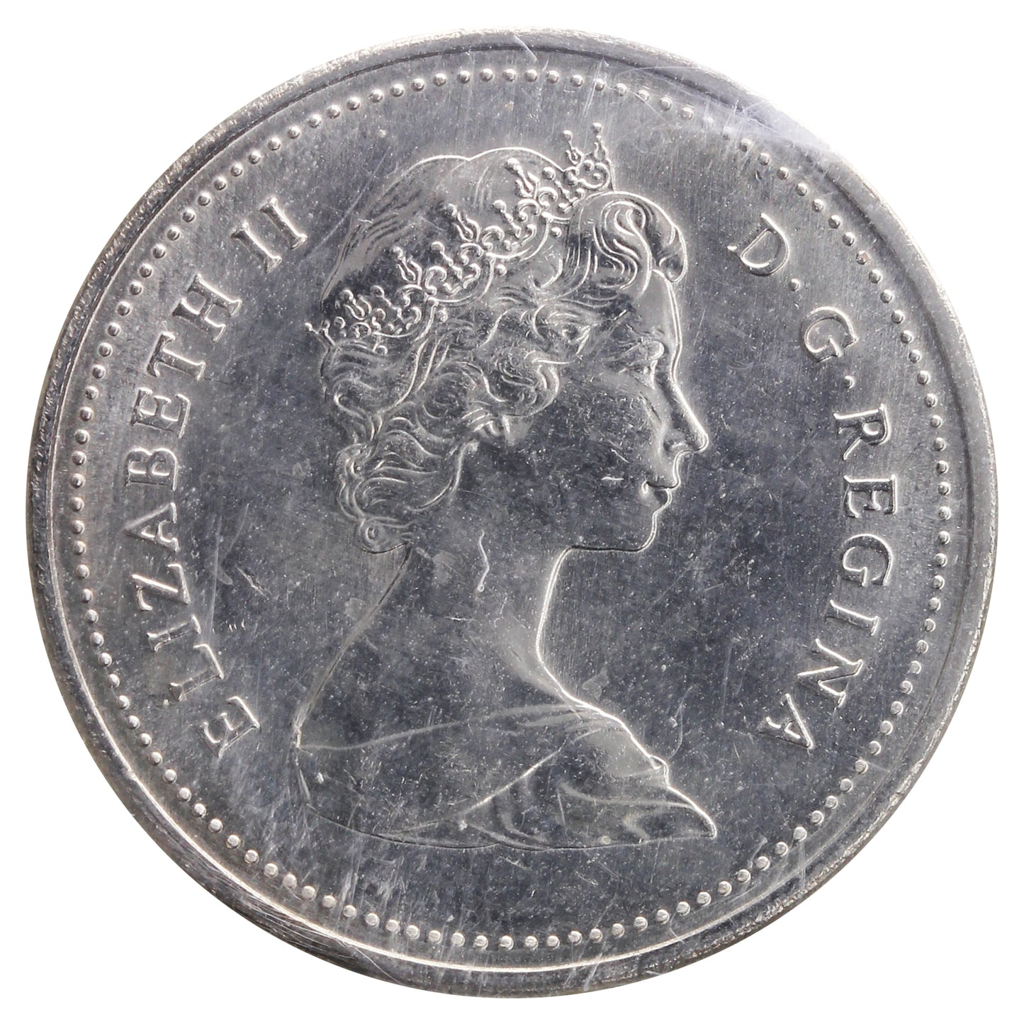 1986 Canada 5-cents ICCS Certified MS65
