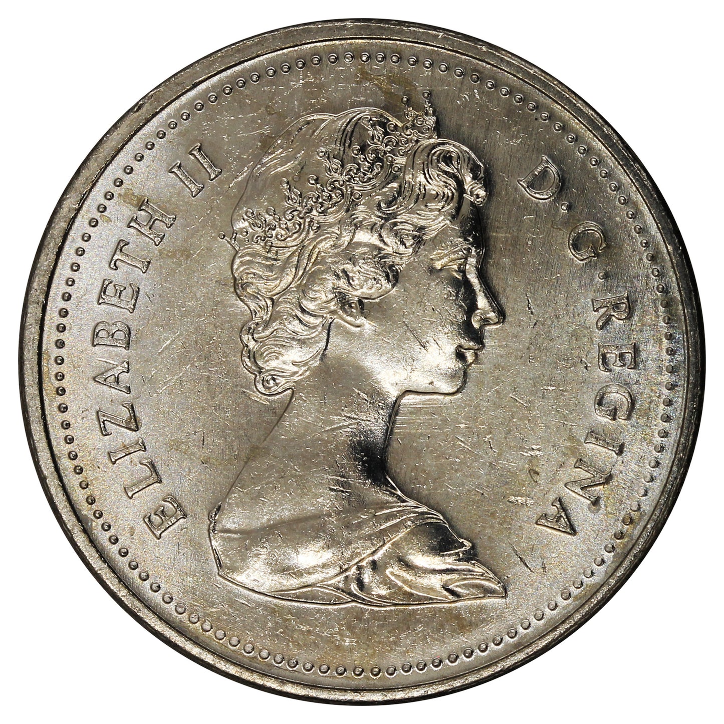 1986 Canada 5-cents Brilliant Uncirculated (MS63)