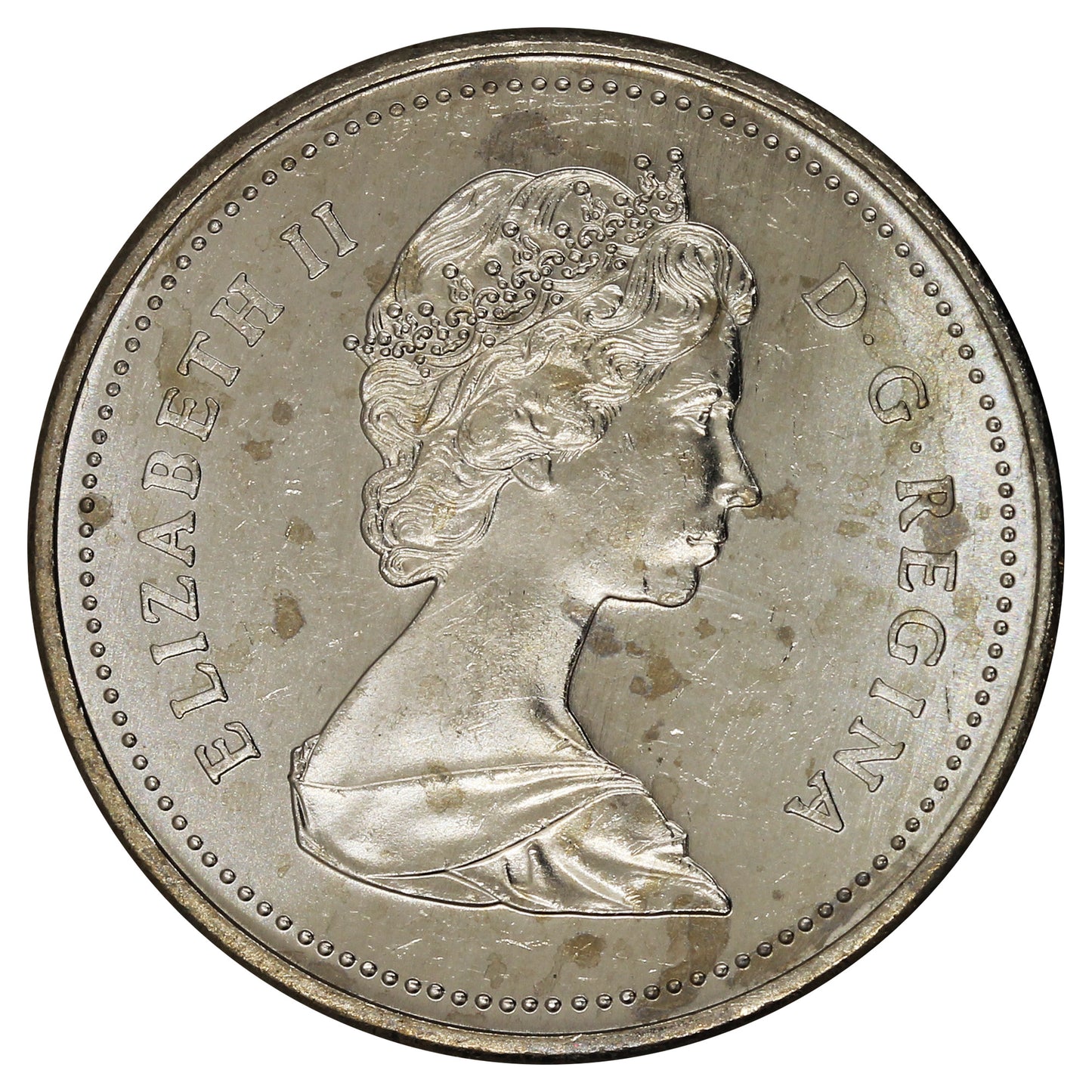 1987 Canada 5-cents Brilliant Uncirculated (MS63)