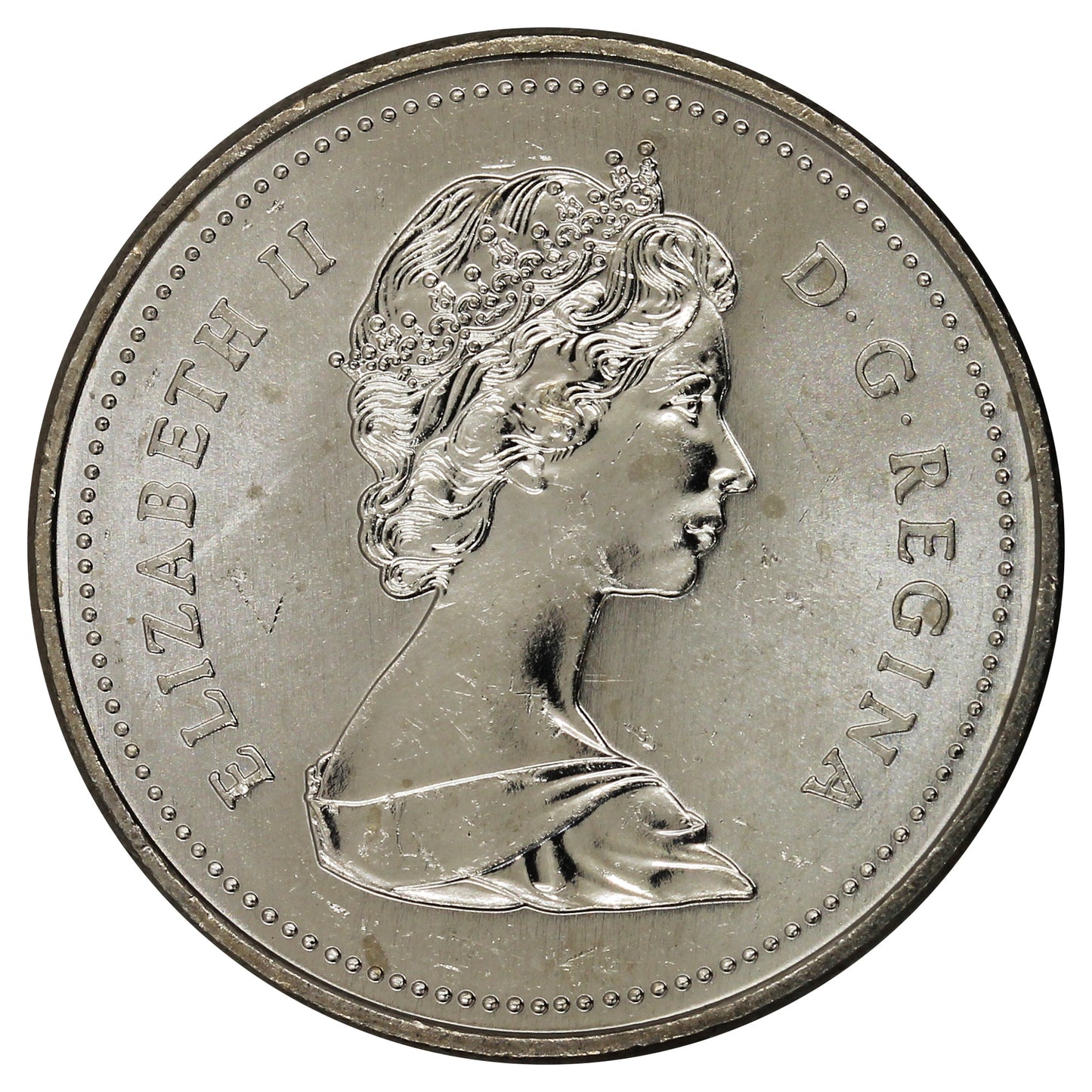 1989 Canada 5-cents Brilliant Uncirculated (MS63)