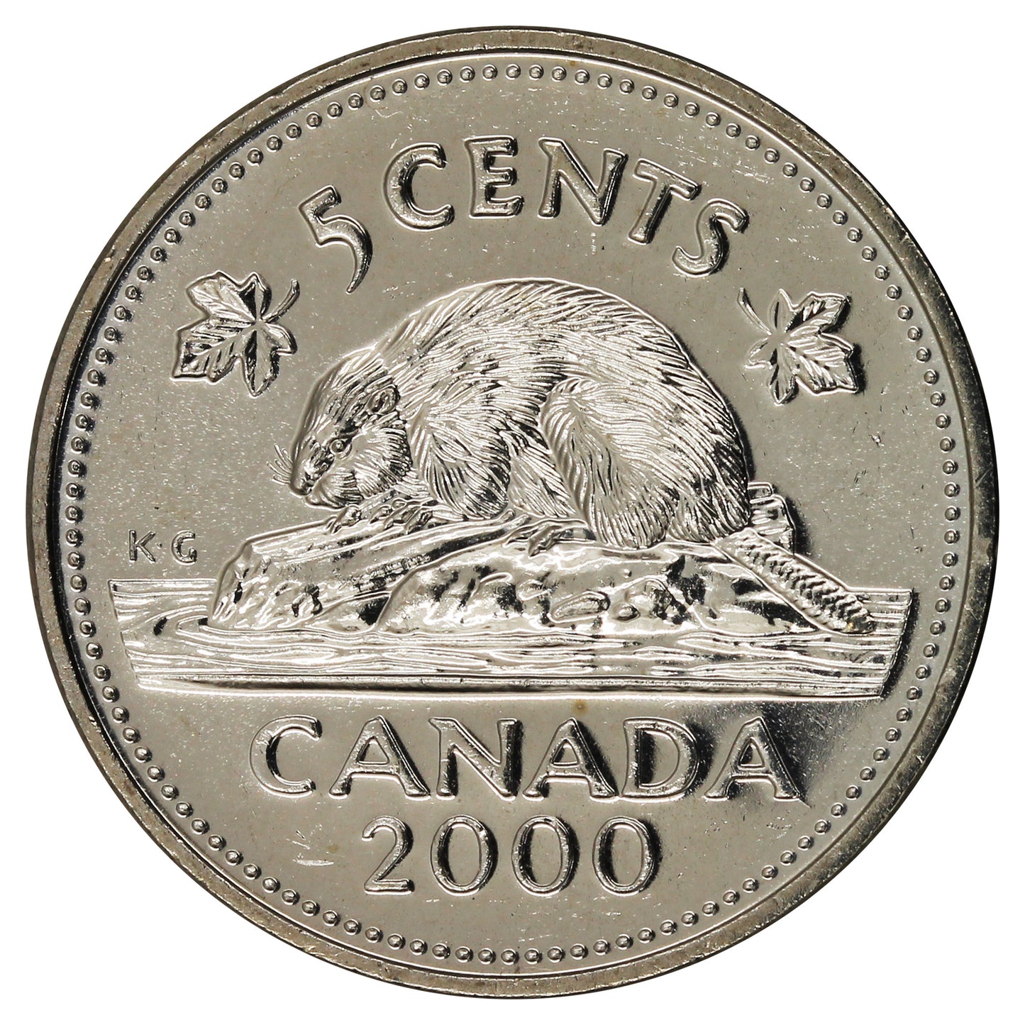 2000 Canada 5-cents Brilliant Uncirculated (MS63)