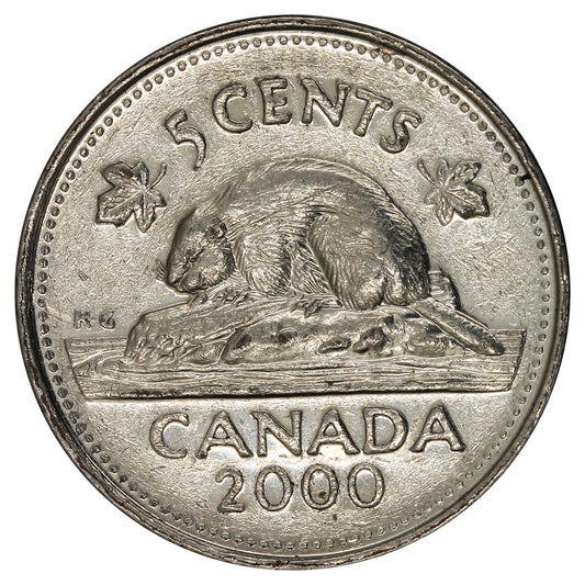 2000P Canada 5-cents Circulated