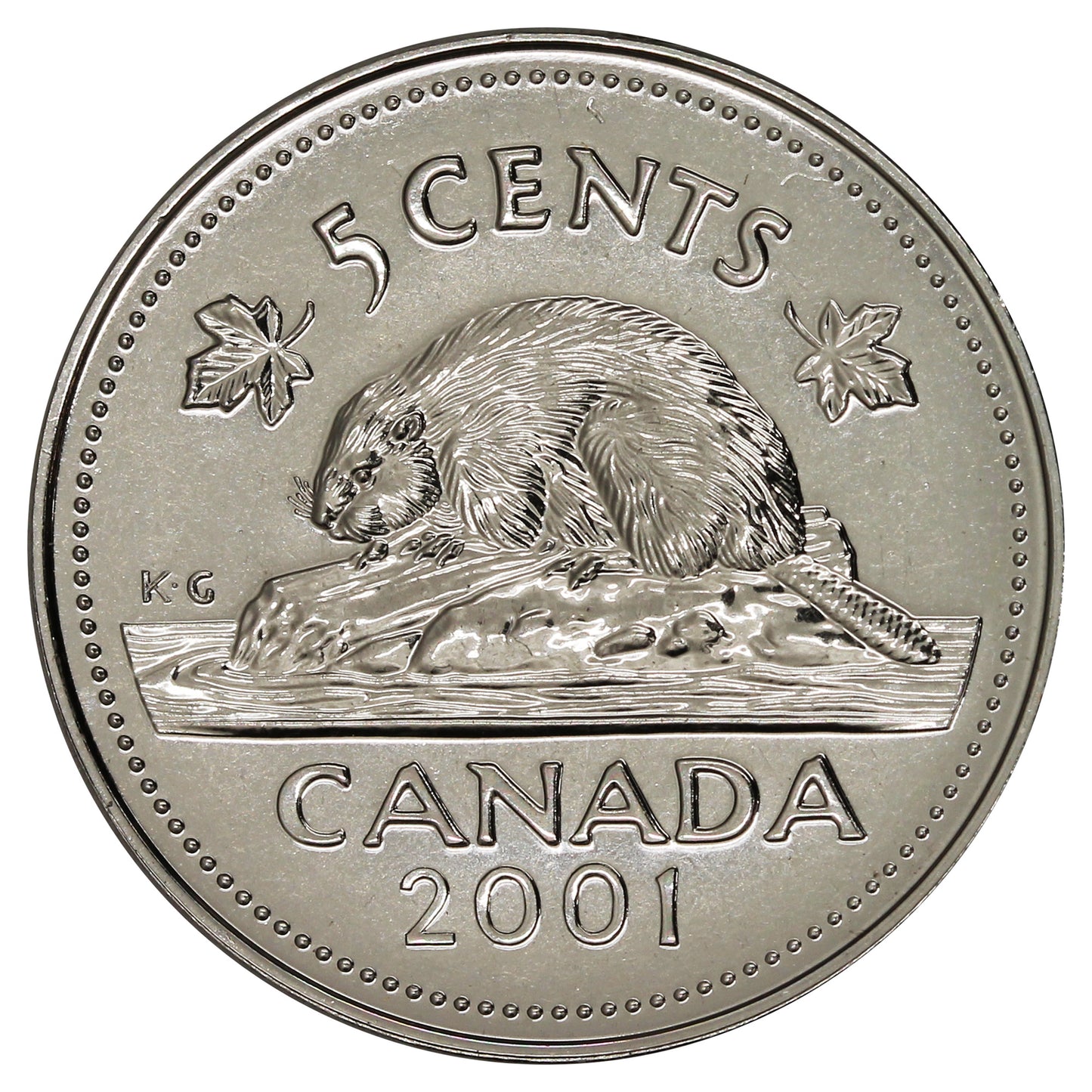 2001P Canada 5-cents Proof Like