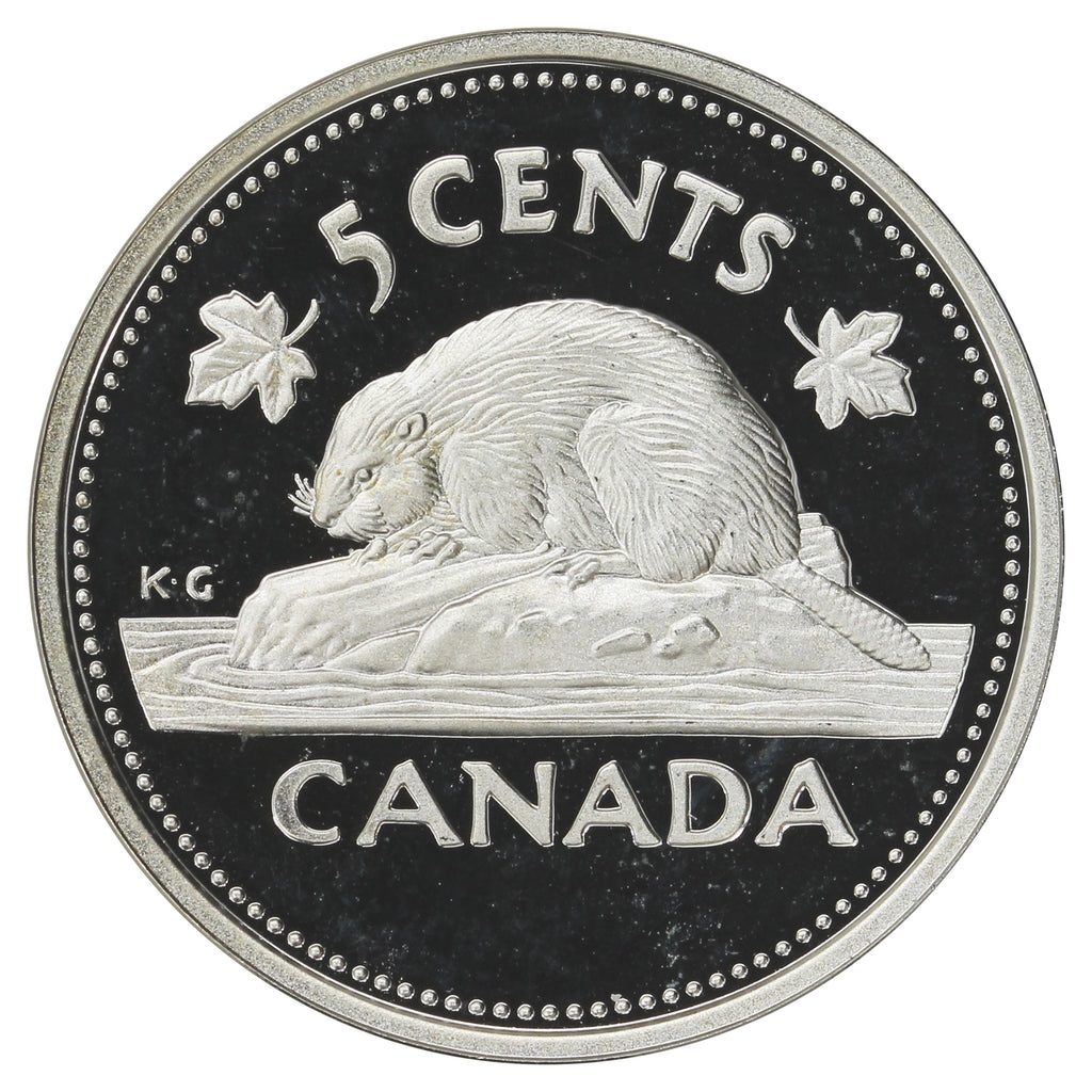2002 Canada 5-cents Silver Proof