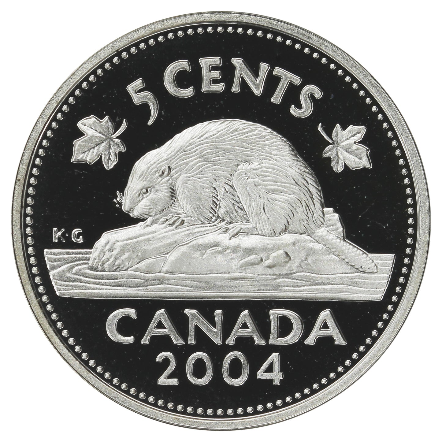 2004 Canada 5-cents Silver Proof