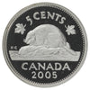 2005 Canada 5-cents Silver Proof