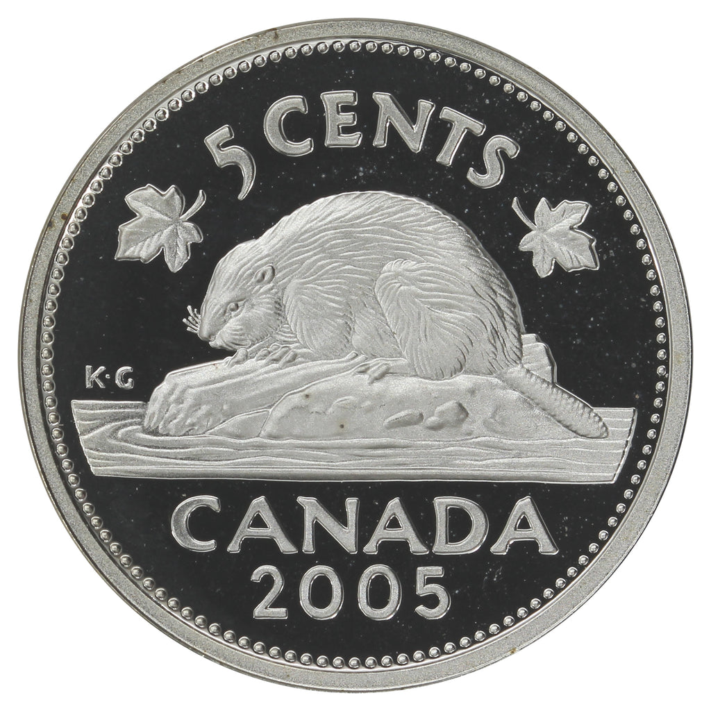 2005 Canada 5-cents Silver Proof