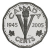 2005 VE Day Canada 5-cents Silver Proof