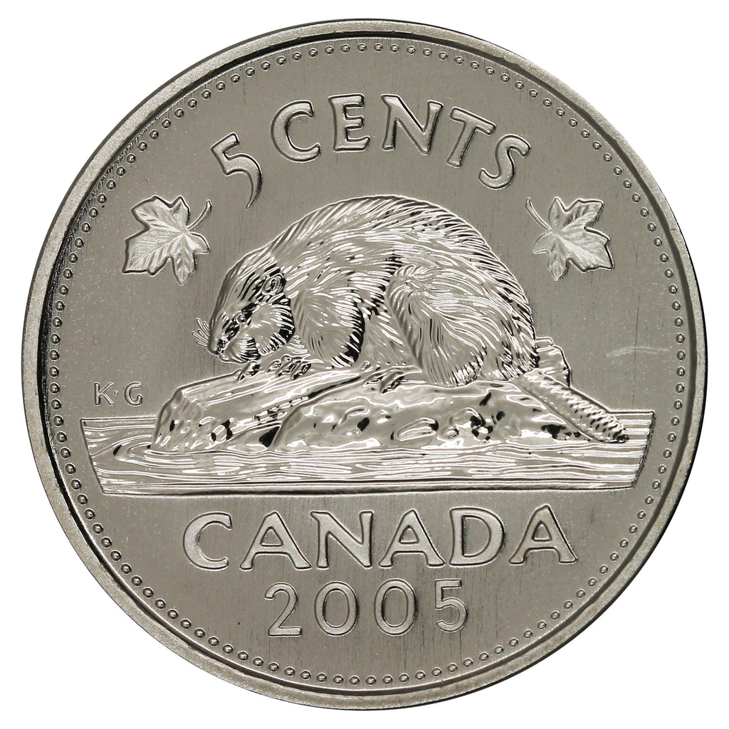 2005P Canada 5-cents Specimen