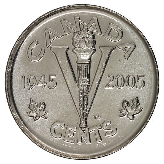 2005P Victory Canada 5-cents Brilliant Uncirculated (MS63)