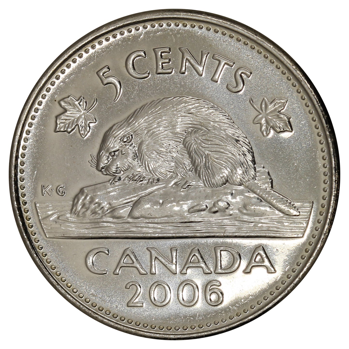 2006 Canada 5-cents Brilliant Uncirculated (MS63)