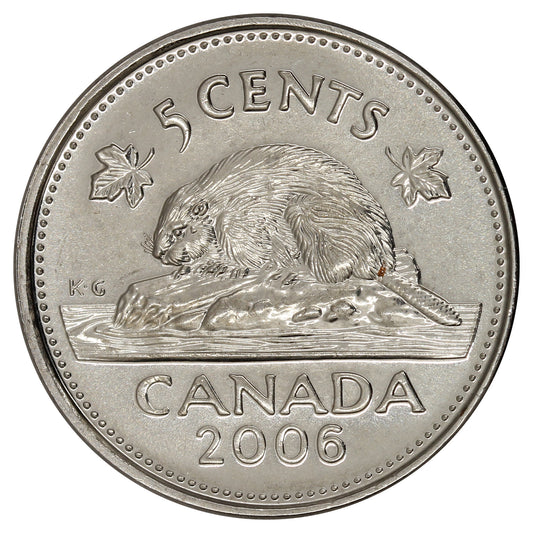 2006 Logo Canada 5-cents Brilliant Uncirculated (MS63)
