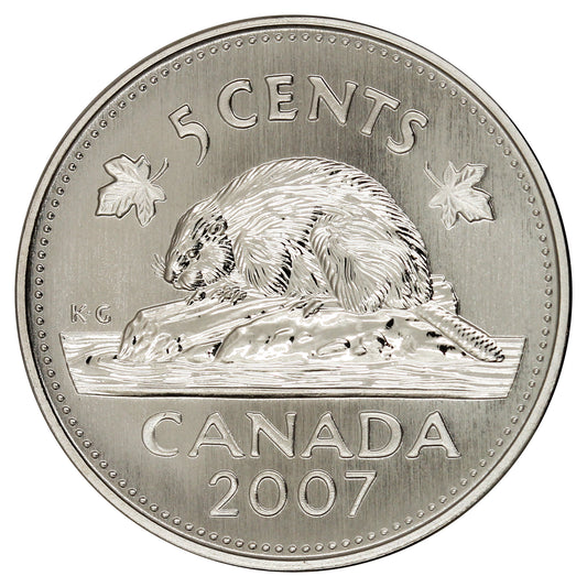 2007 Canada 5-cents Specimen