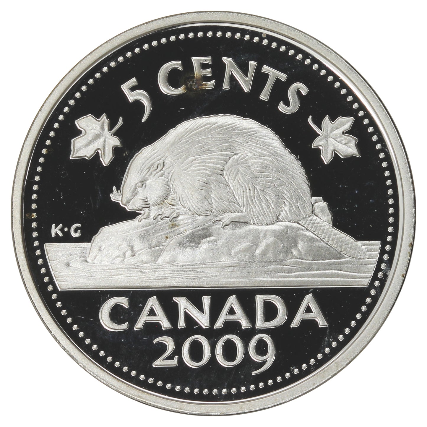 2009 Canada 5-cents Silver Proof