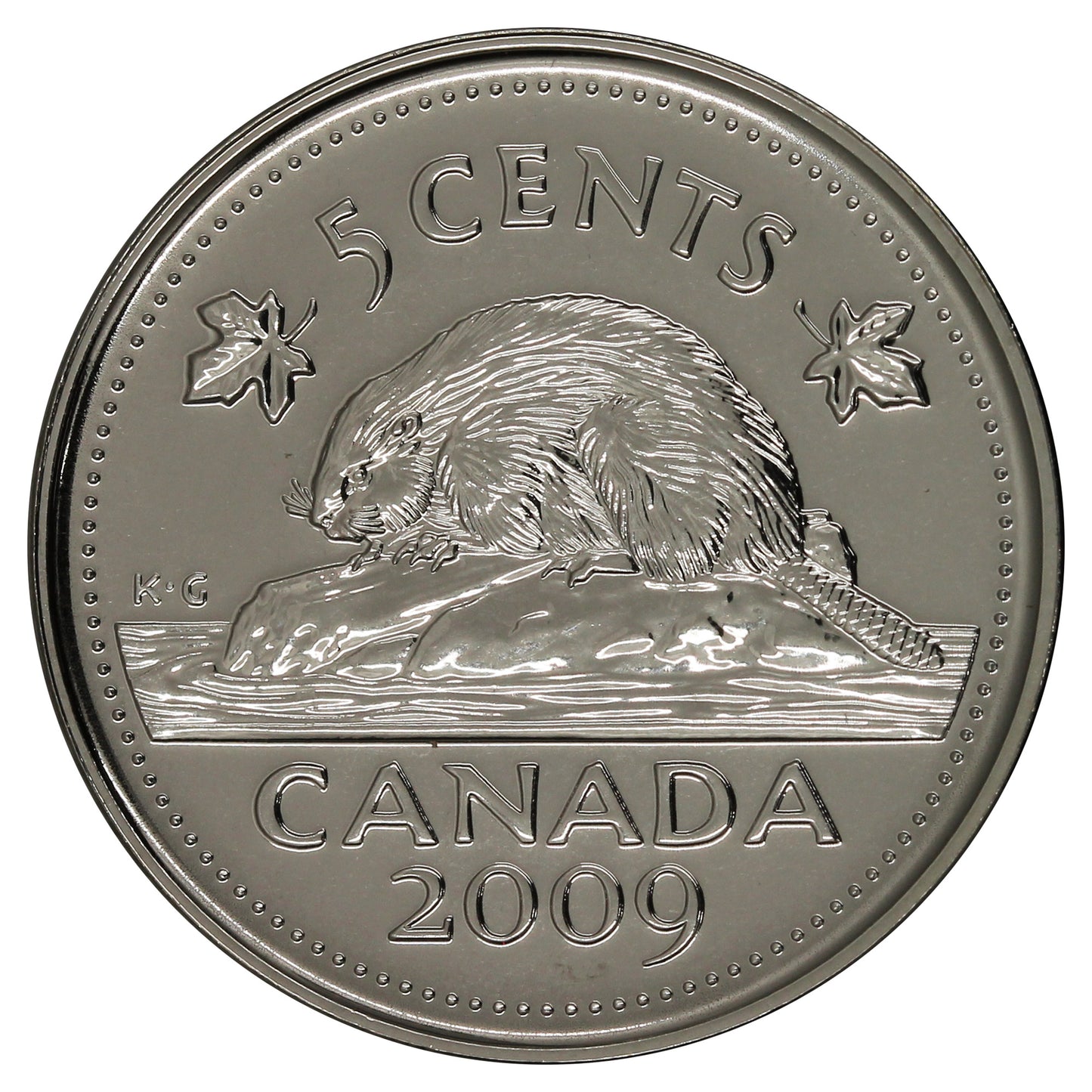 2009 Canada 5-cents Proof Like