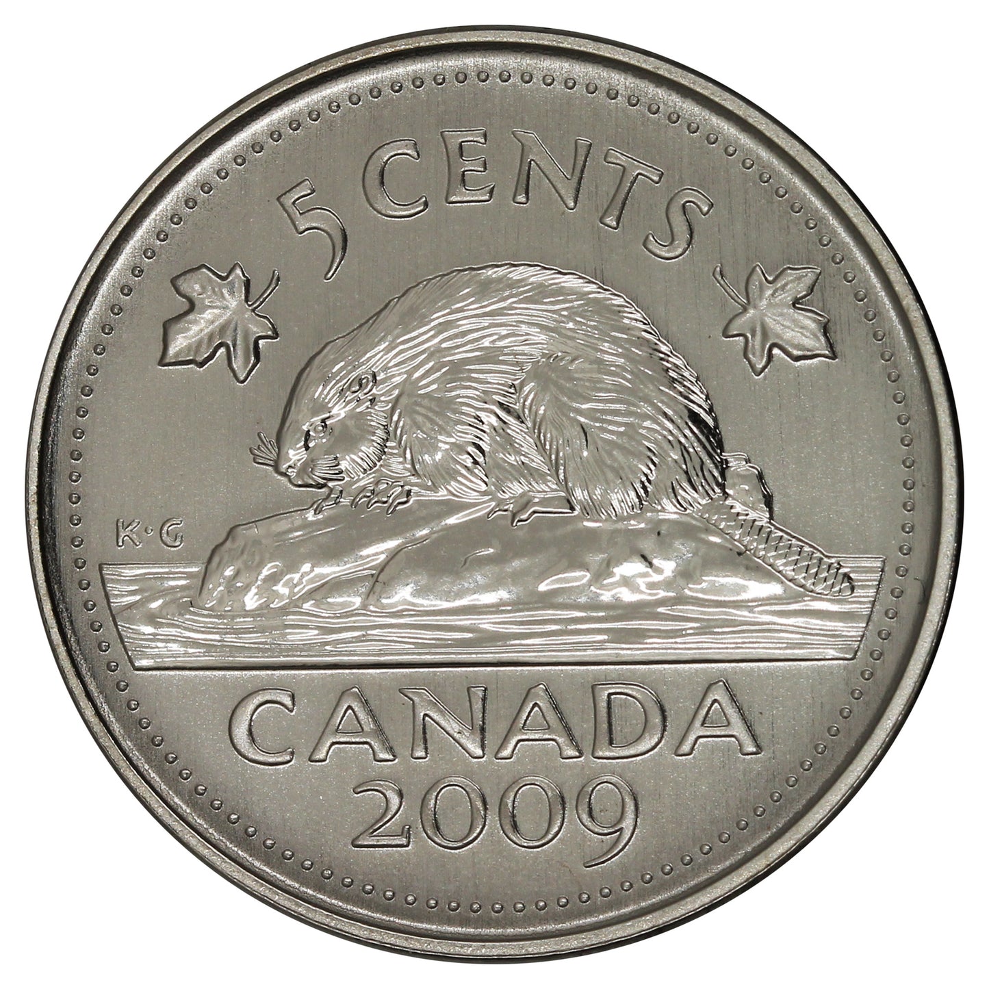 2009 Canada 5-cents Specimen