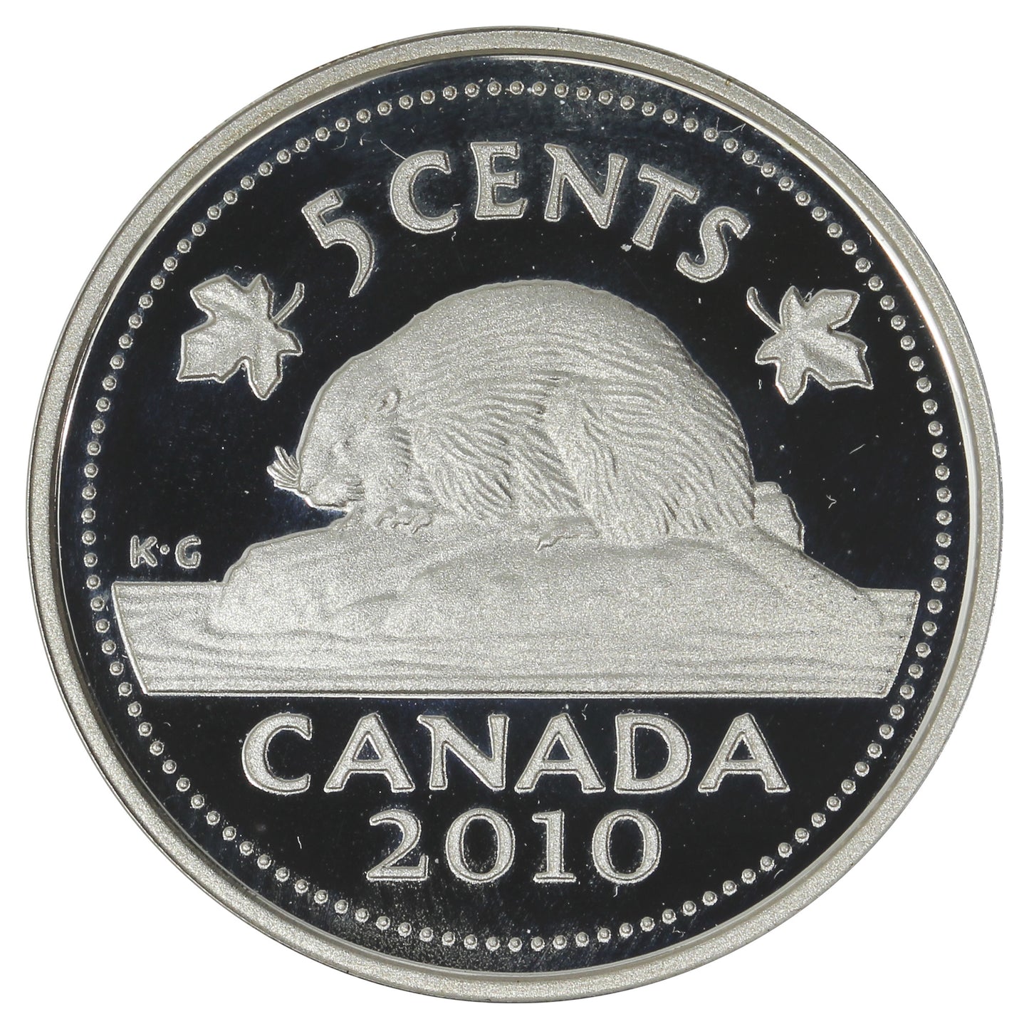2010 Canada 5-cents Silver Proof