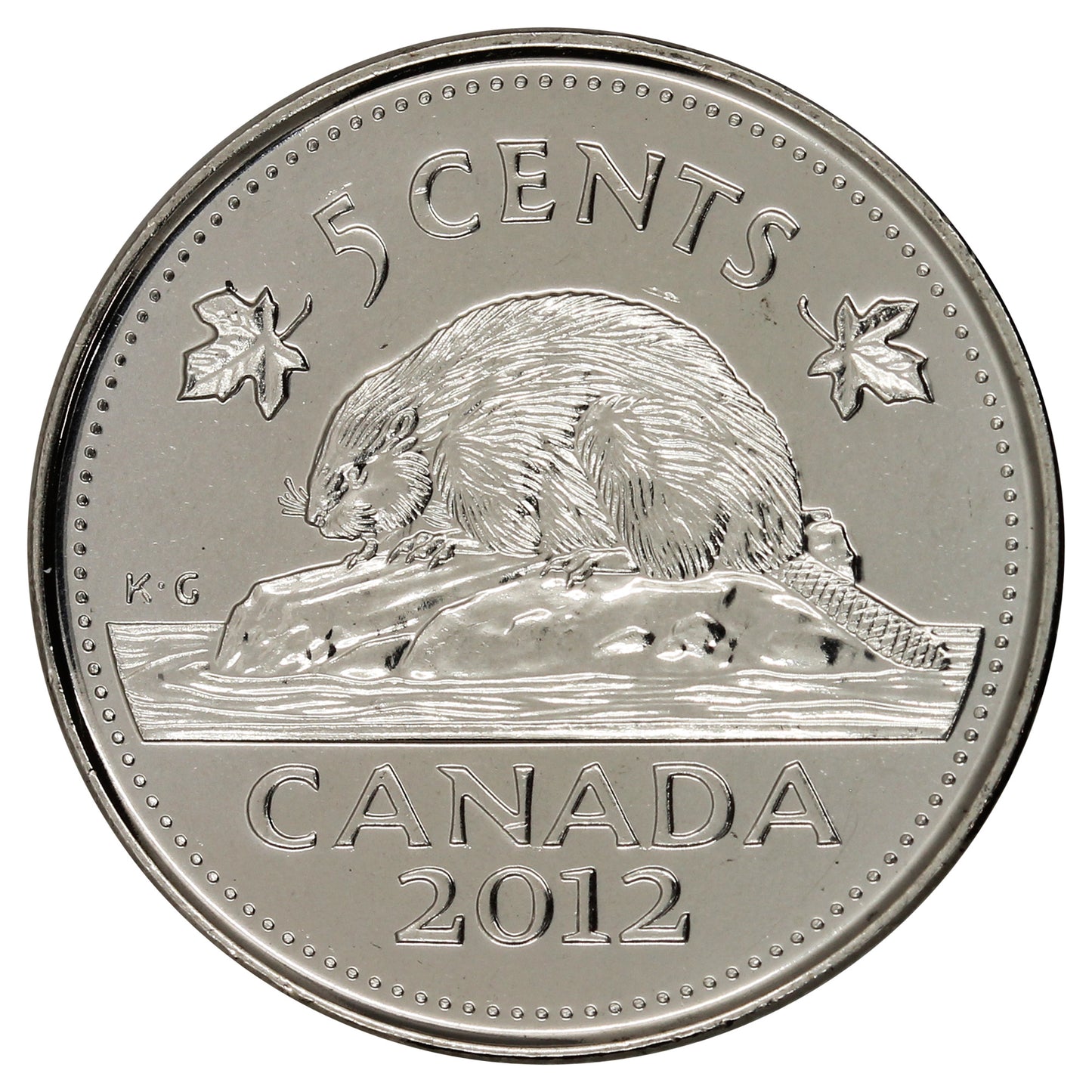 2012 Canada 5-cents Brilliant Uncirculated (MS-63)