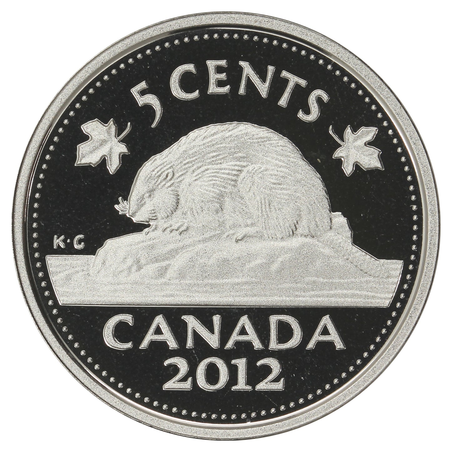 2012 Canada 5-cents Proof (non-silver)
