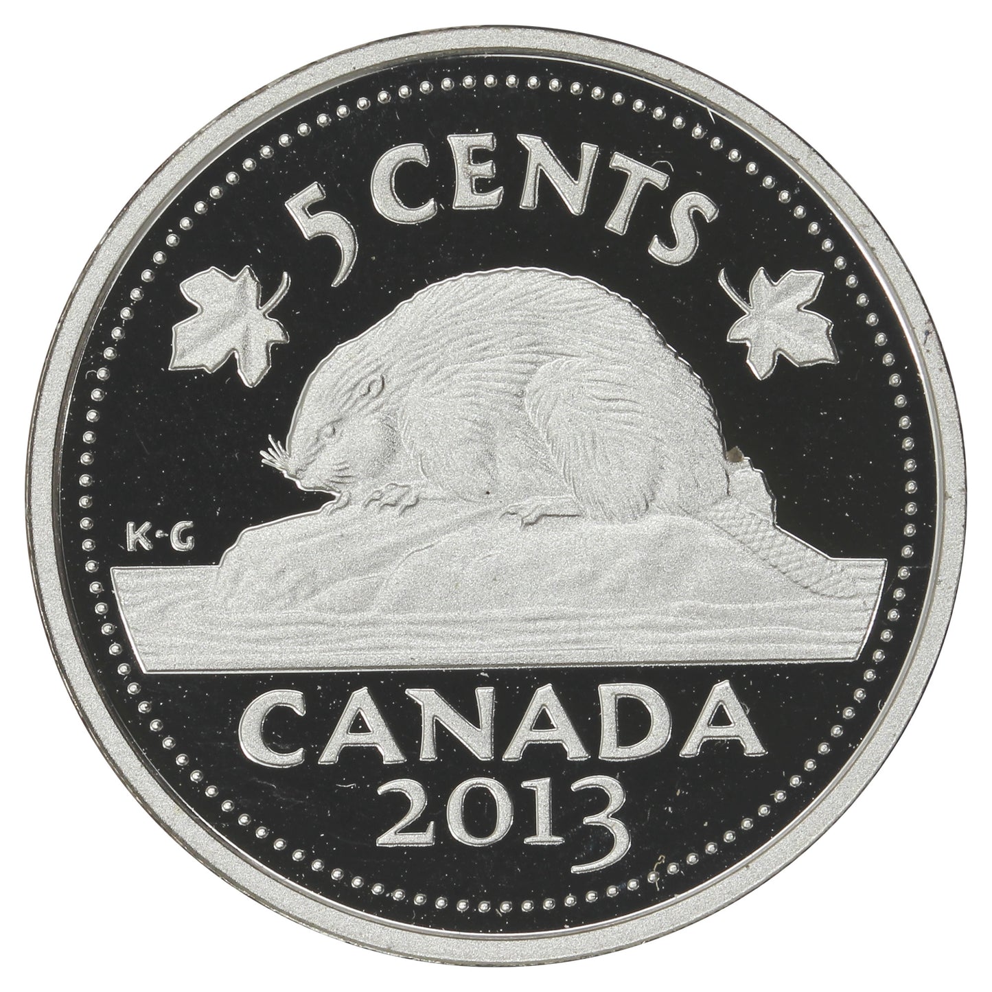 2013 Canada 5-cents Silver Proof (No Tax)