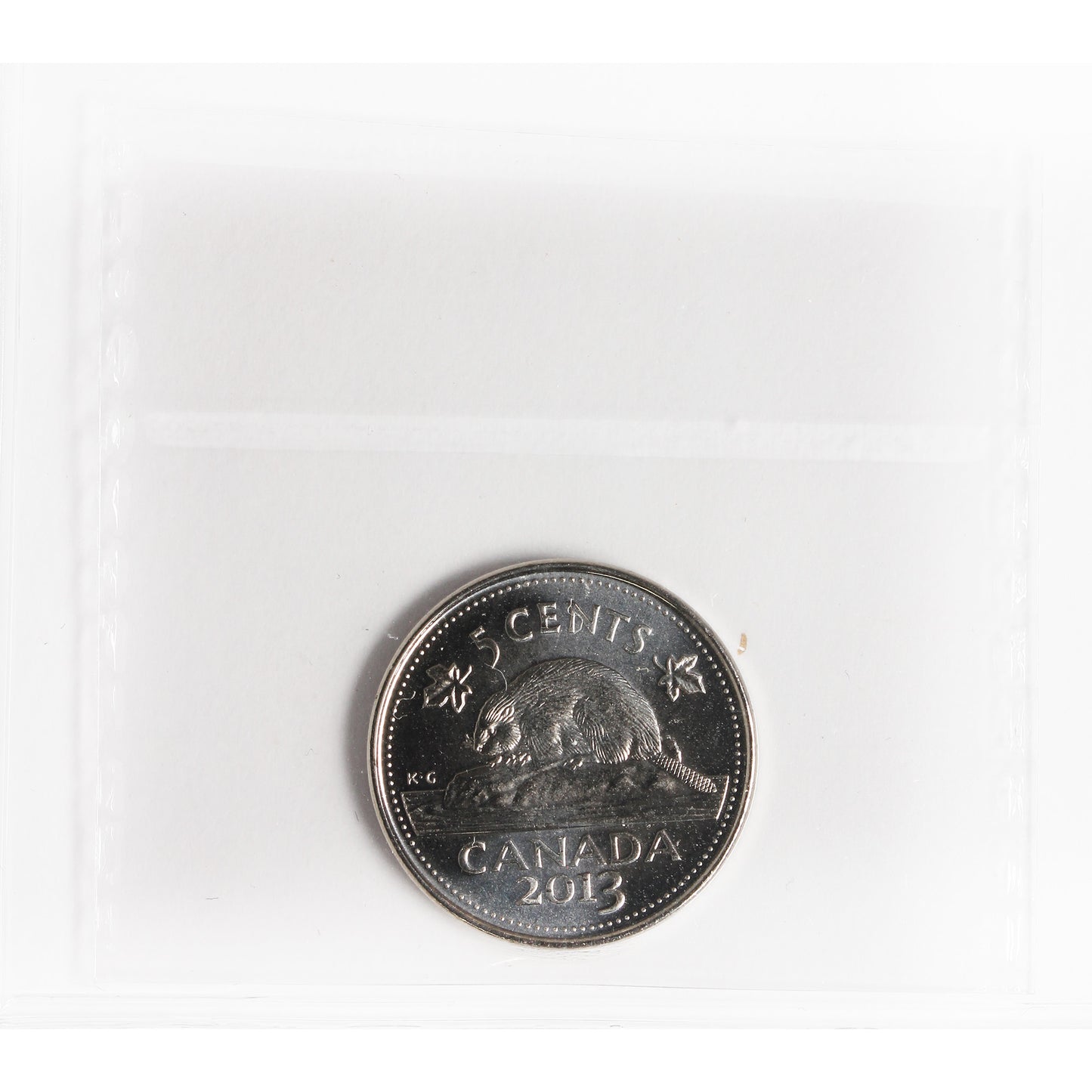 2013 Canada 5-cents ICCS Certified MS65