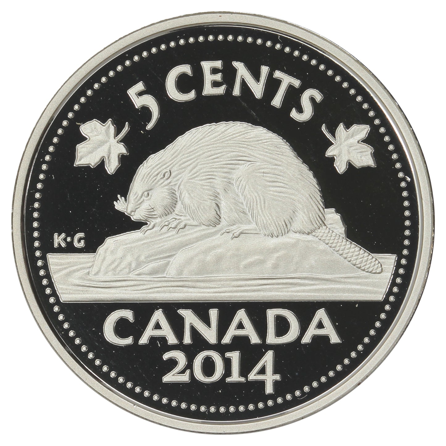 2014 Canada 5-cents Silver Proof (No Tax)