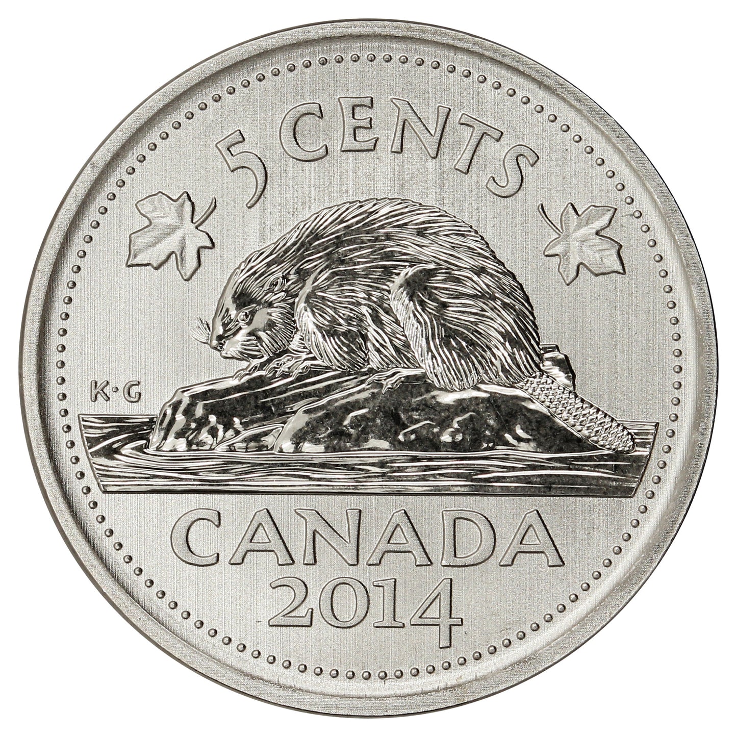 2014 Canada 5-cents Specimen