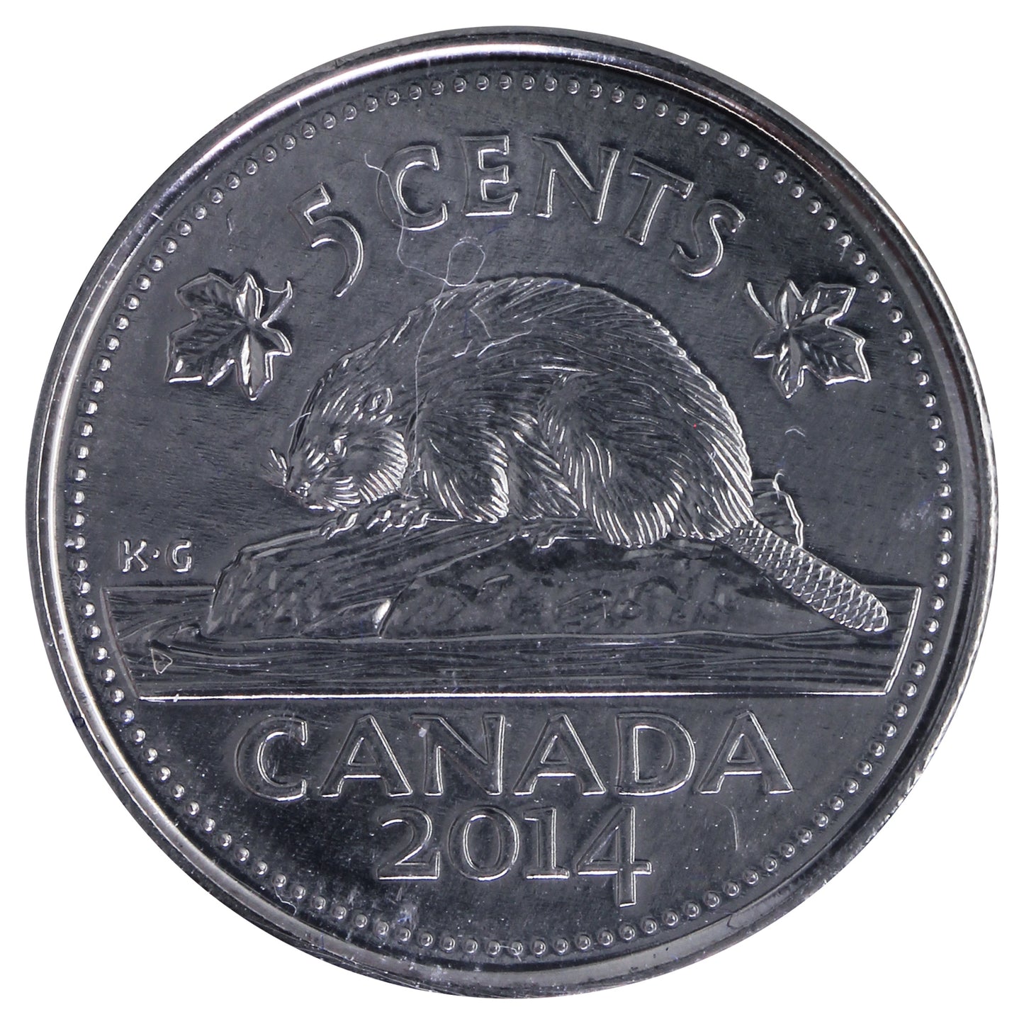 2014 Canada 5-cents ICCS Certified MS67