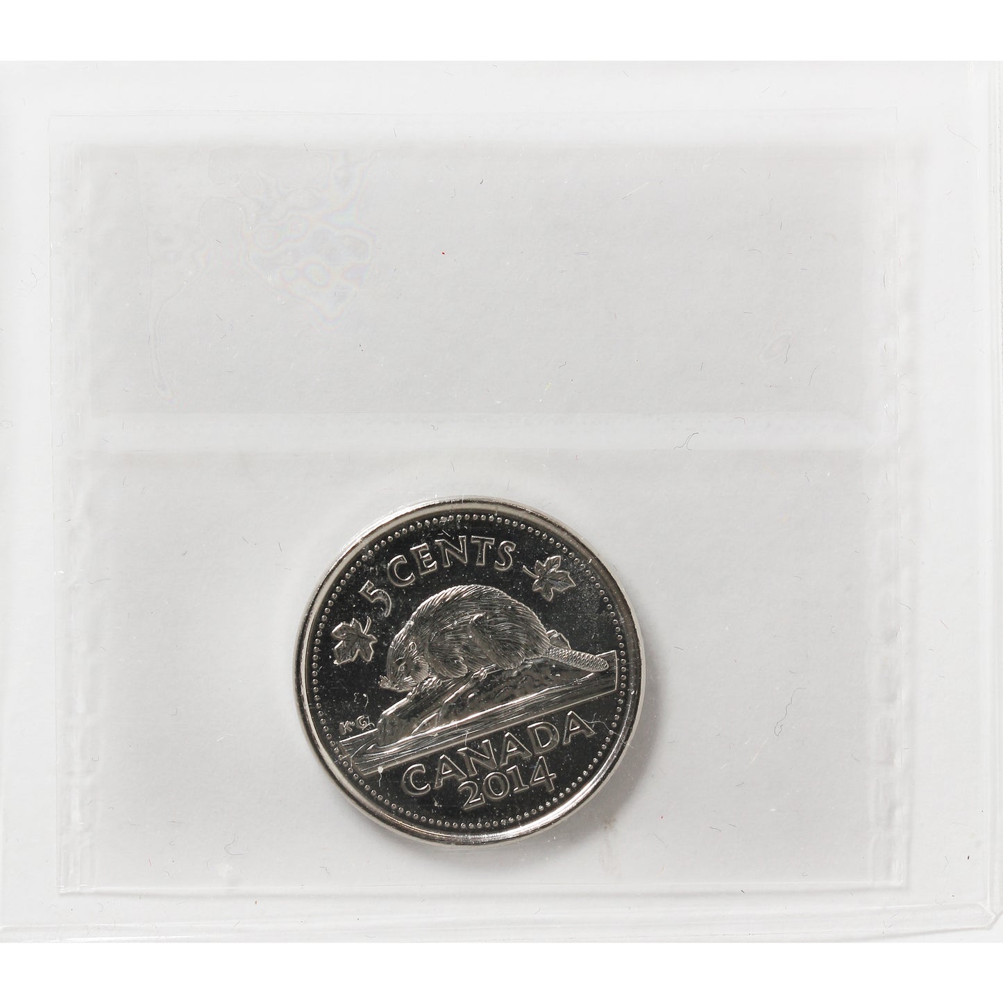 2014 Canada 5-cents ICCS Certified MS66