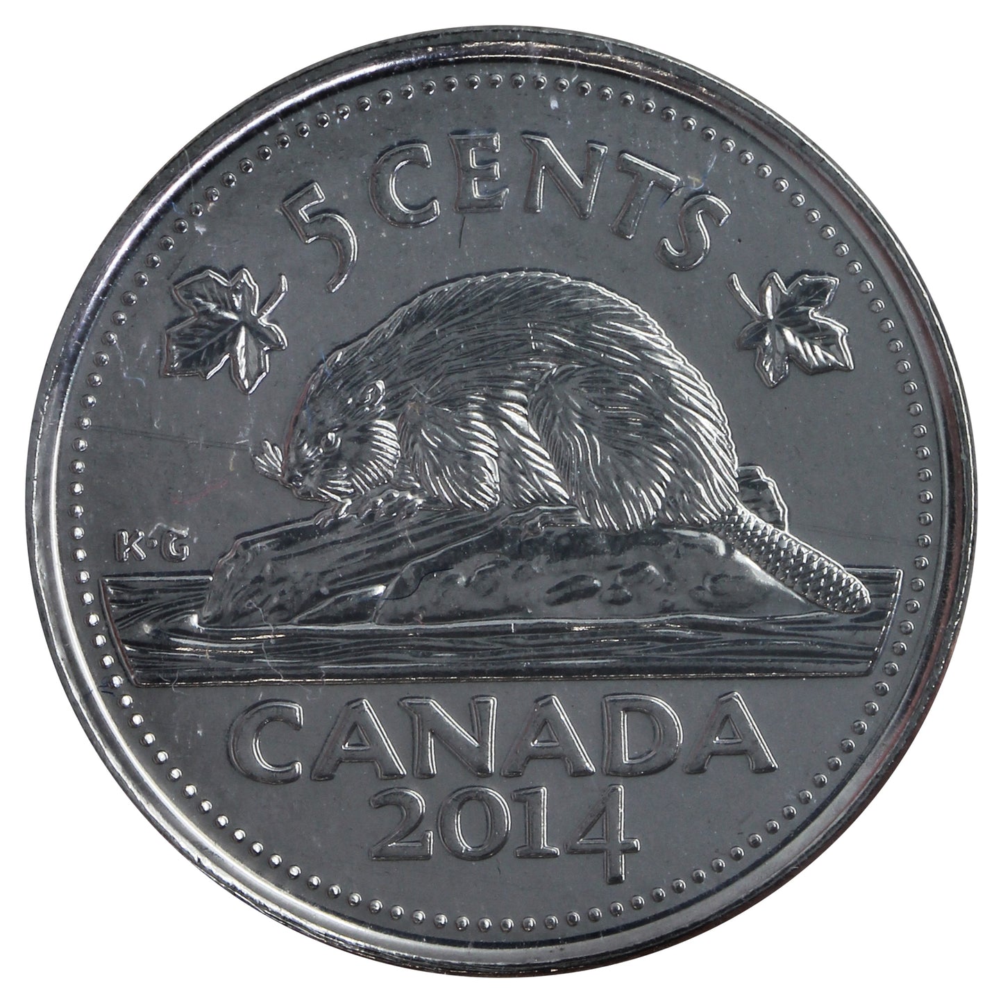 2014 Canada 5-cents ICCS Certified MS65