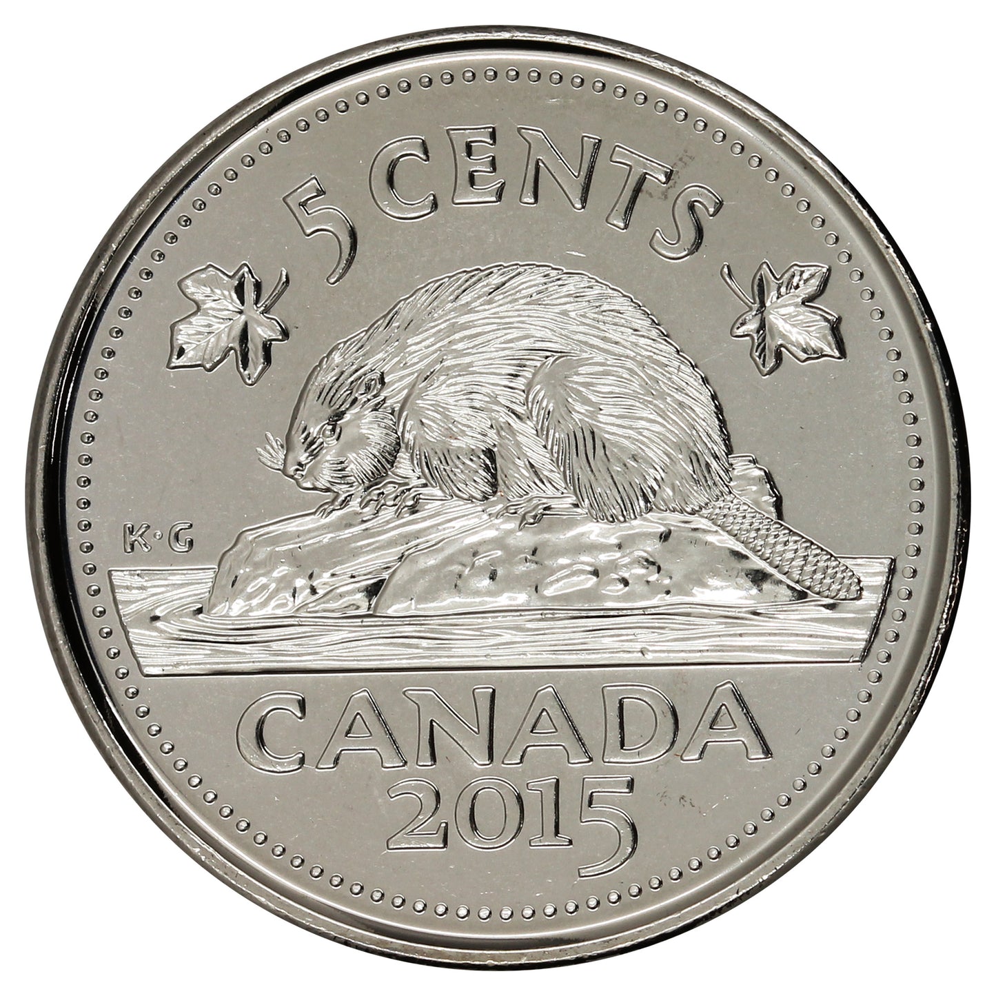 2015 Canada 5-cents Brilliant Uncirculated (MS63)