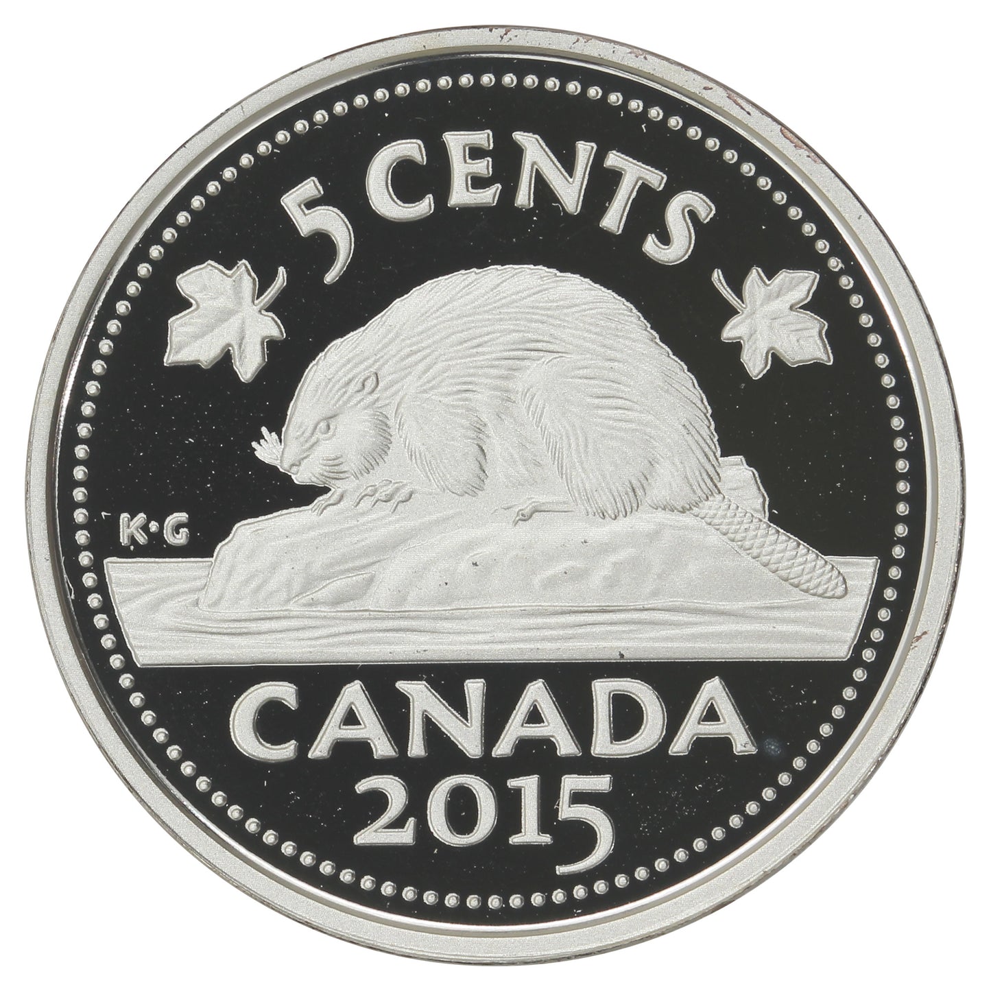 2015 Canada 5-cents Silver Proof (No Tax)