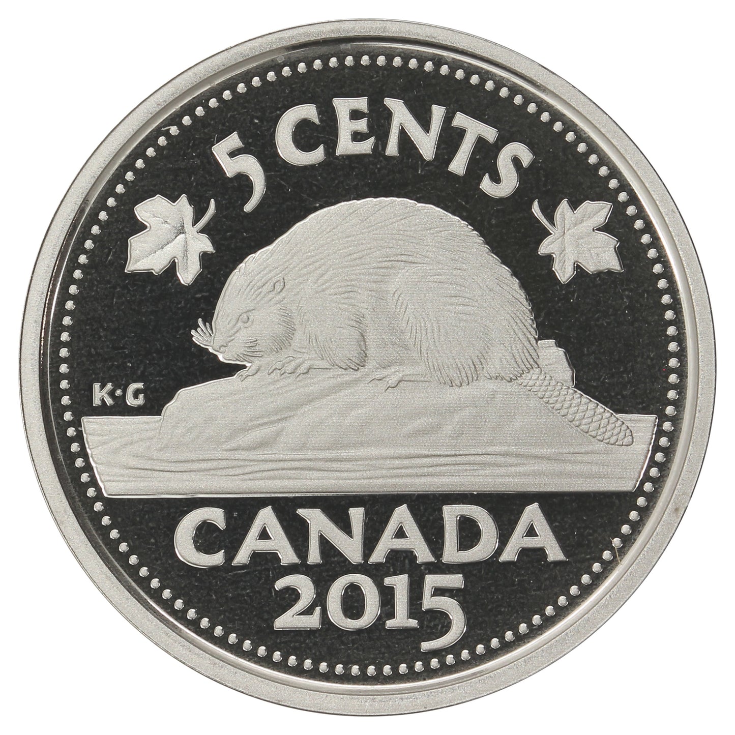 2015 Canada 5-cents Proof (non-silver)