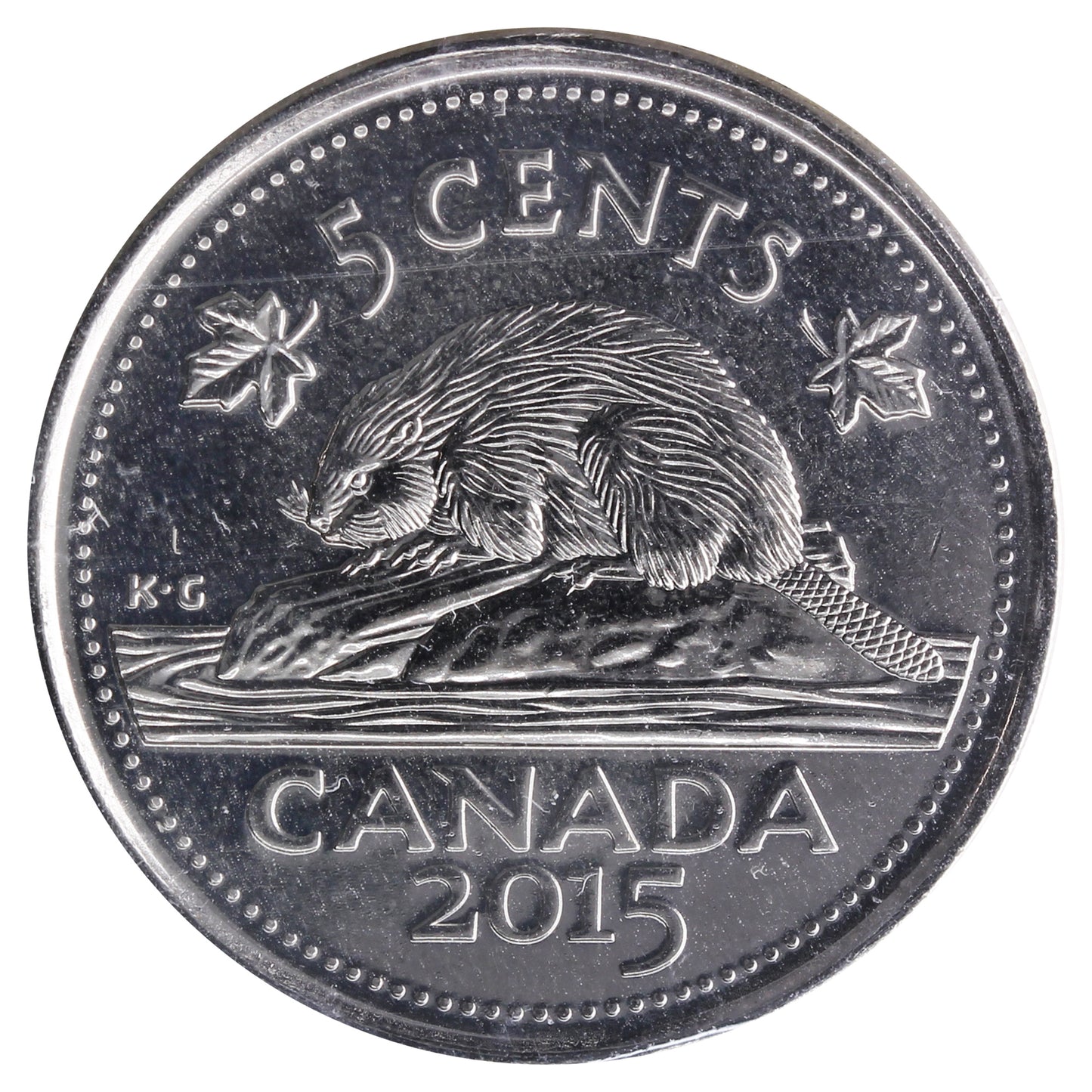 2015 Canada 5-cents ICCS Certified MS66