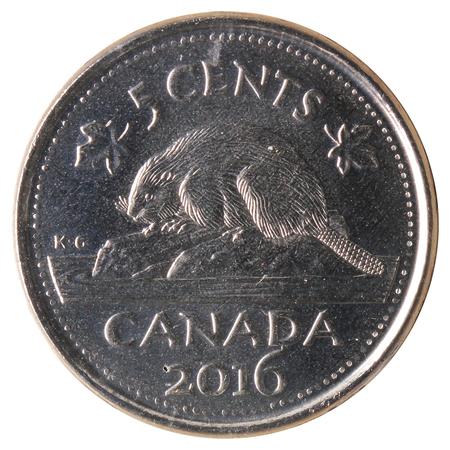 2016 Canada 5-cents ICCS Certified MS65