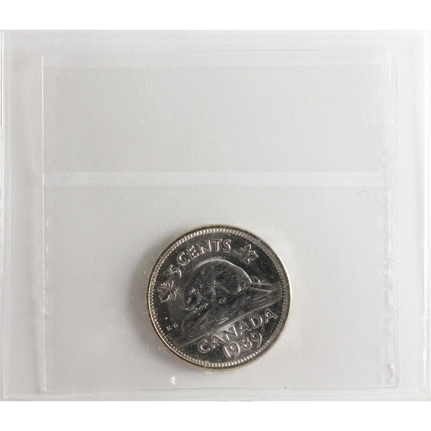 1989 Canada 5-cents ICCS Certified MS66