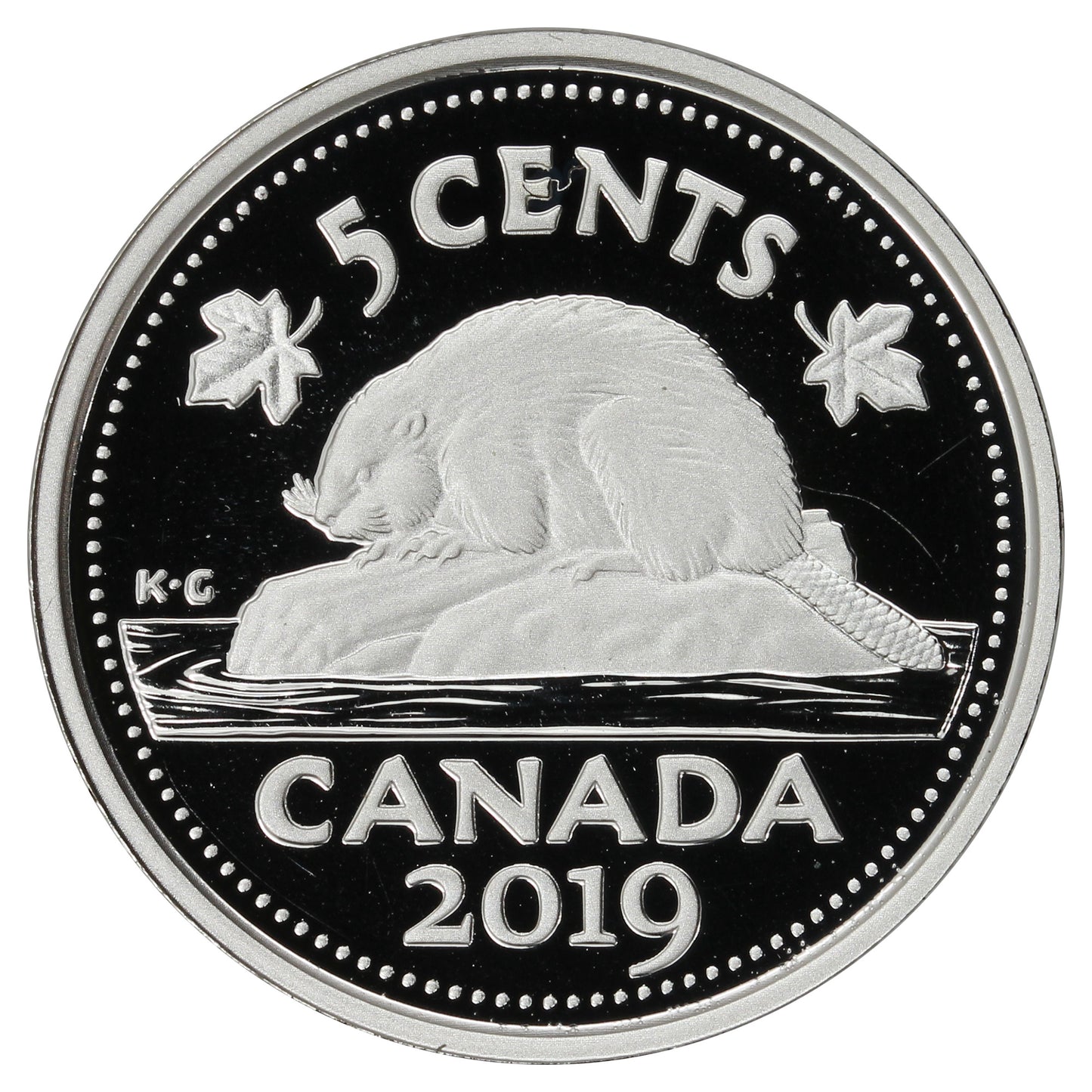 2019 Canada 5-cents Silver Proof (No Tax)