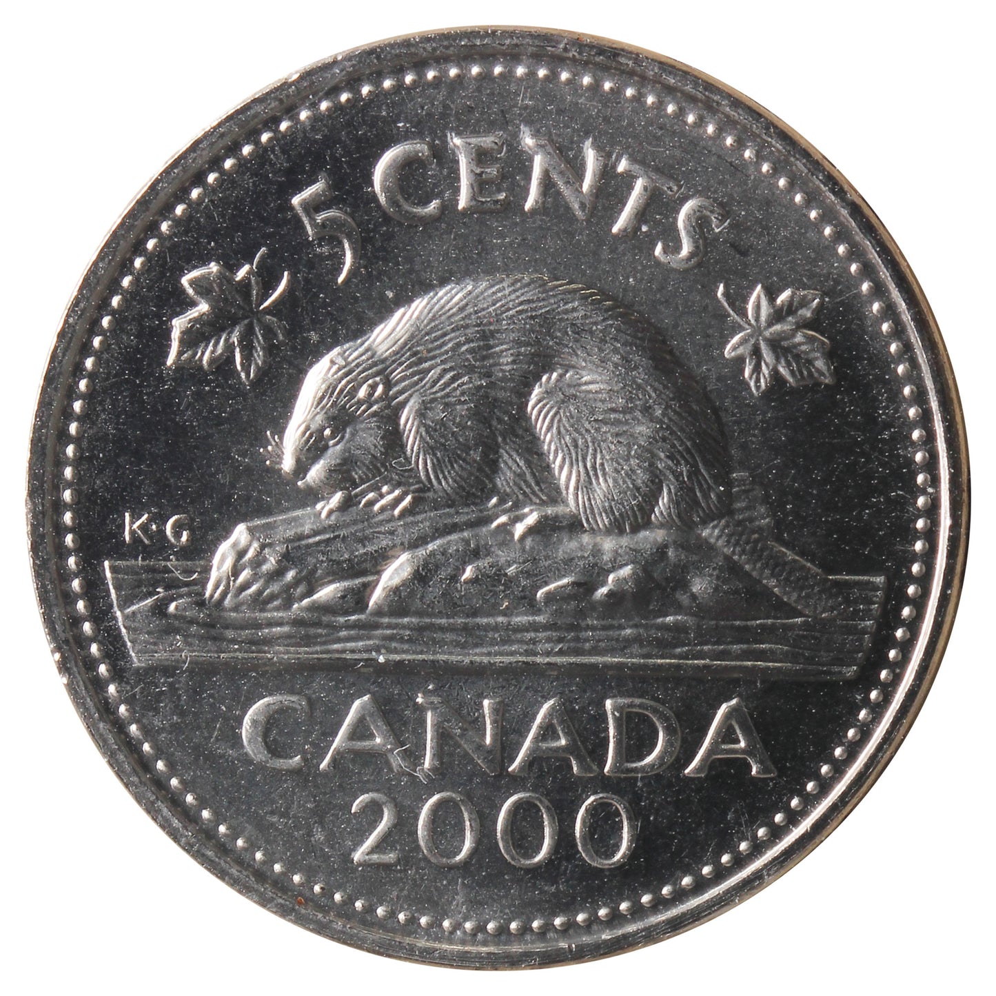 2000P Canada 5-cents ICCS Certified MS66