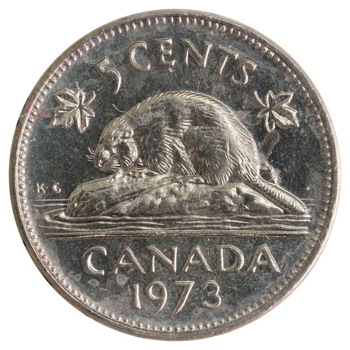 1973 Canada 5-cents ICCS Certified MS64