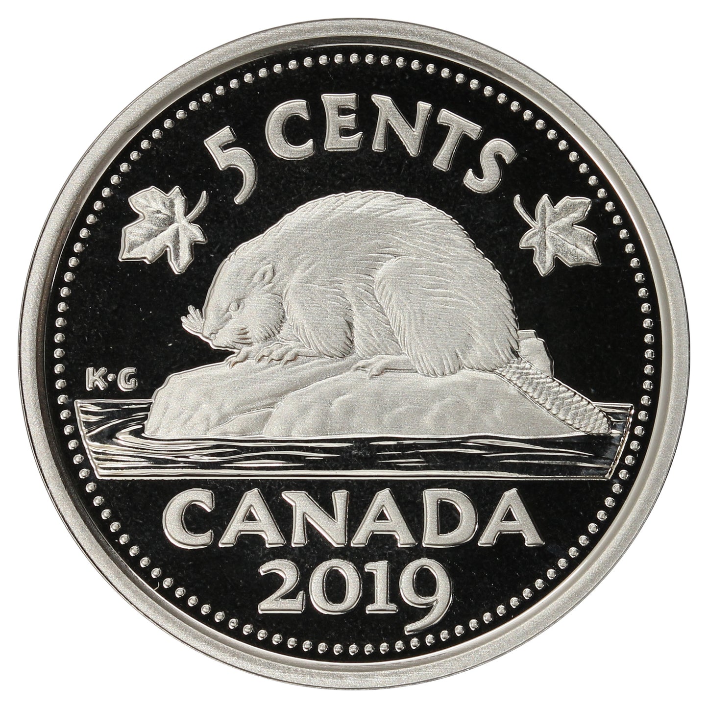 2019 Canada 5-cents Proof (non-silver)