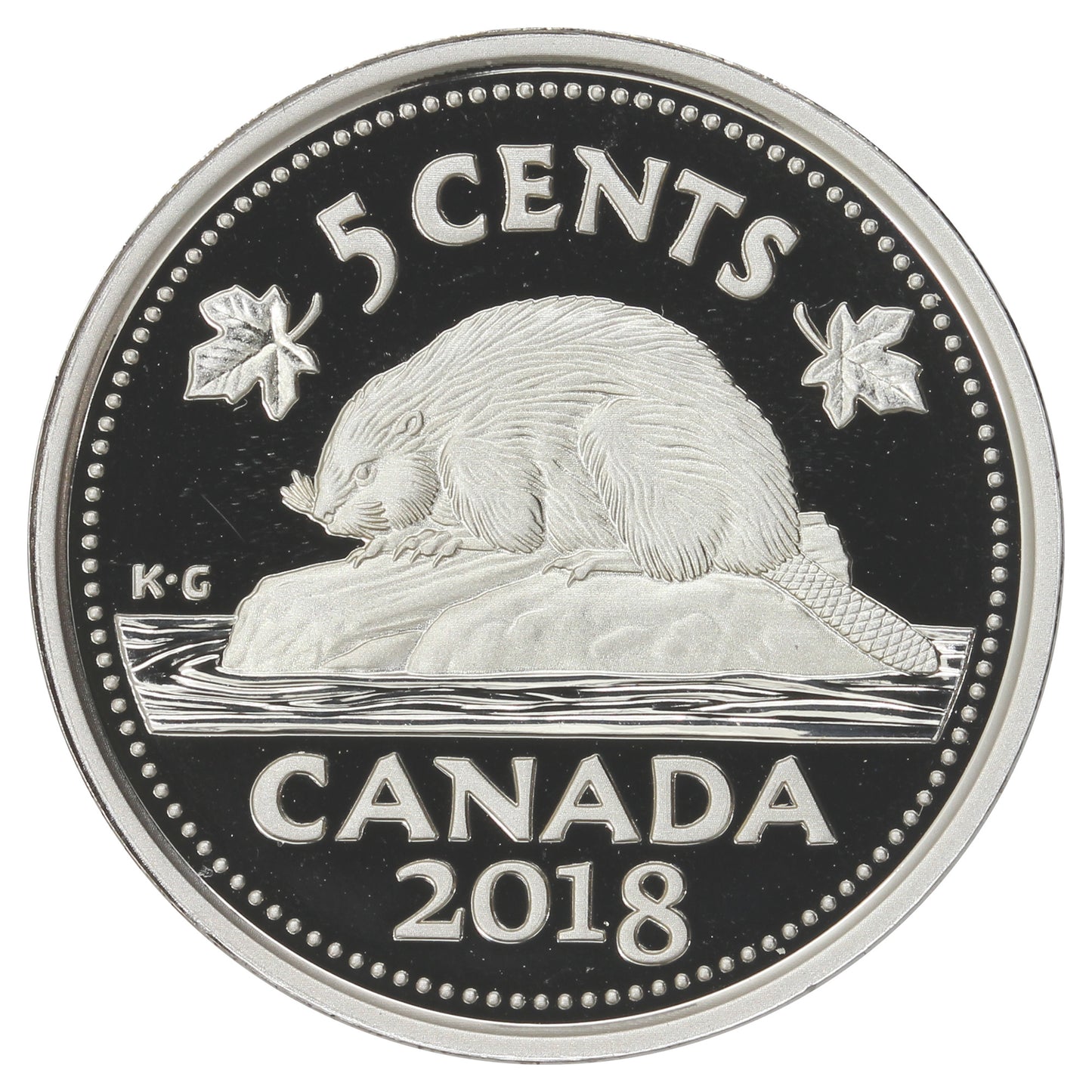 2018 Canada 5-cents Silver Proof (No Tax)