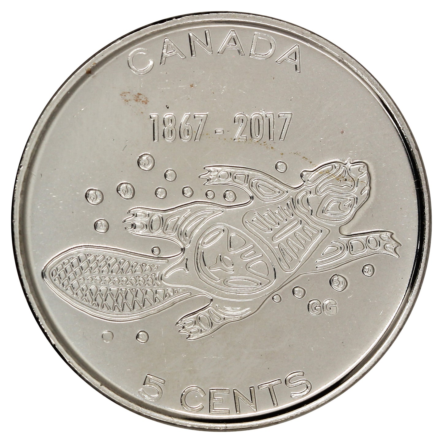 2017 Living Traditions Canada 5-cents Brilliant Uncirculated (MS63)