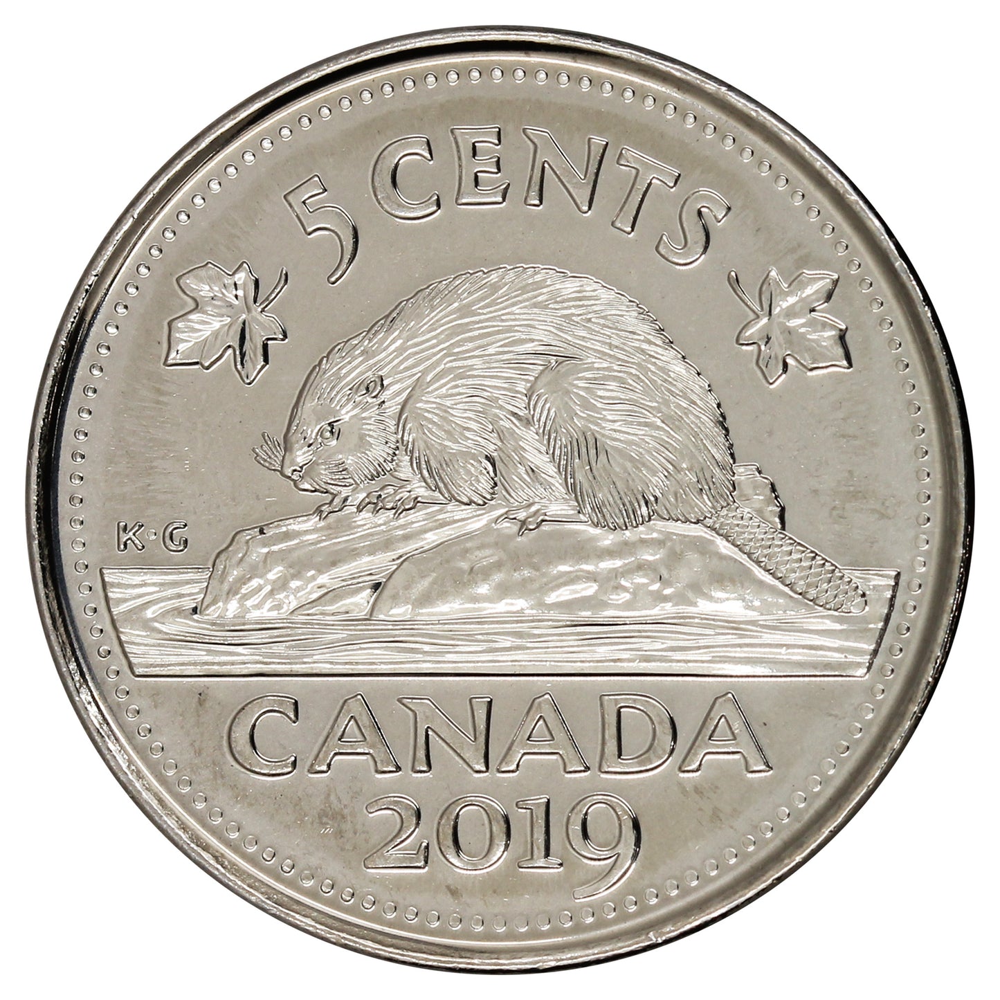2019 Canada 5-cents Brilliant Uncirculated (MS63)