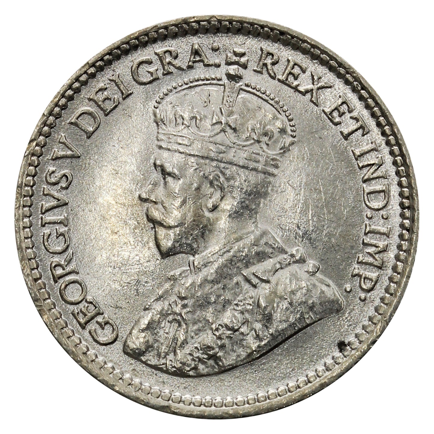 1916 Canada 5-cents AU-UNC (AU55) $