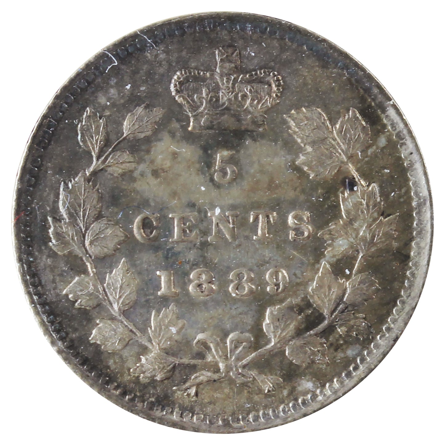 1889 Canada 5-cents ICCS Certified MS63 (XQM 578)