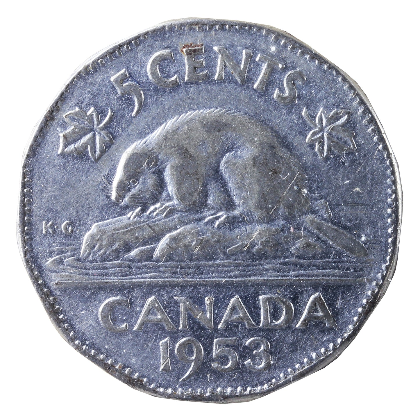 1953 SF, FL Mule 5-cents ICCS Certified VF30