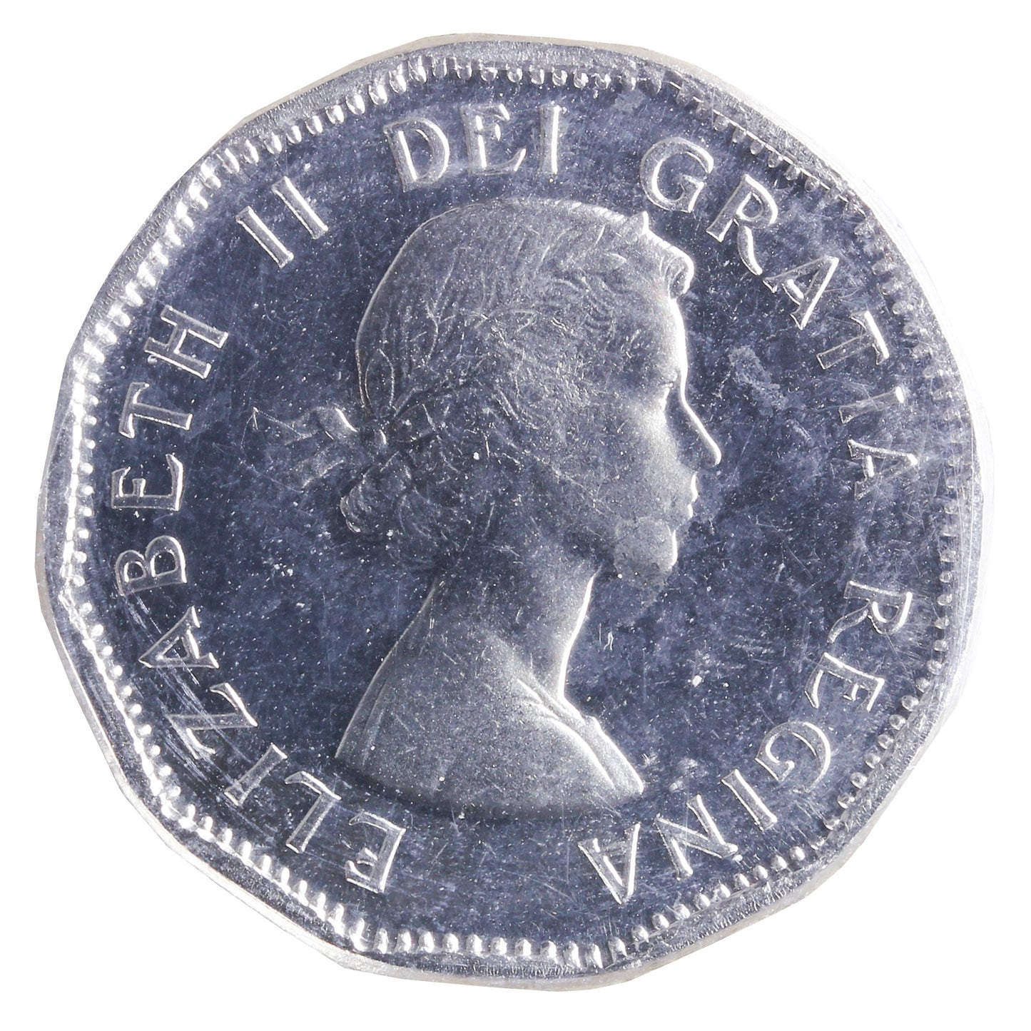 1955 Canada 5-cents ICCS Certified PL-65